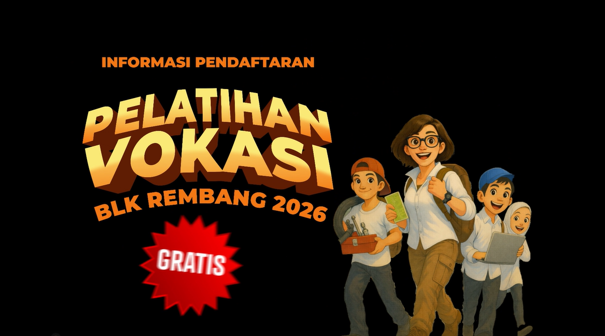 INFO PENDAFTARAN PELATIHAN BLK REMBANG 2026