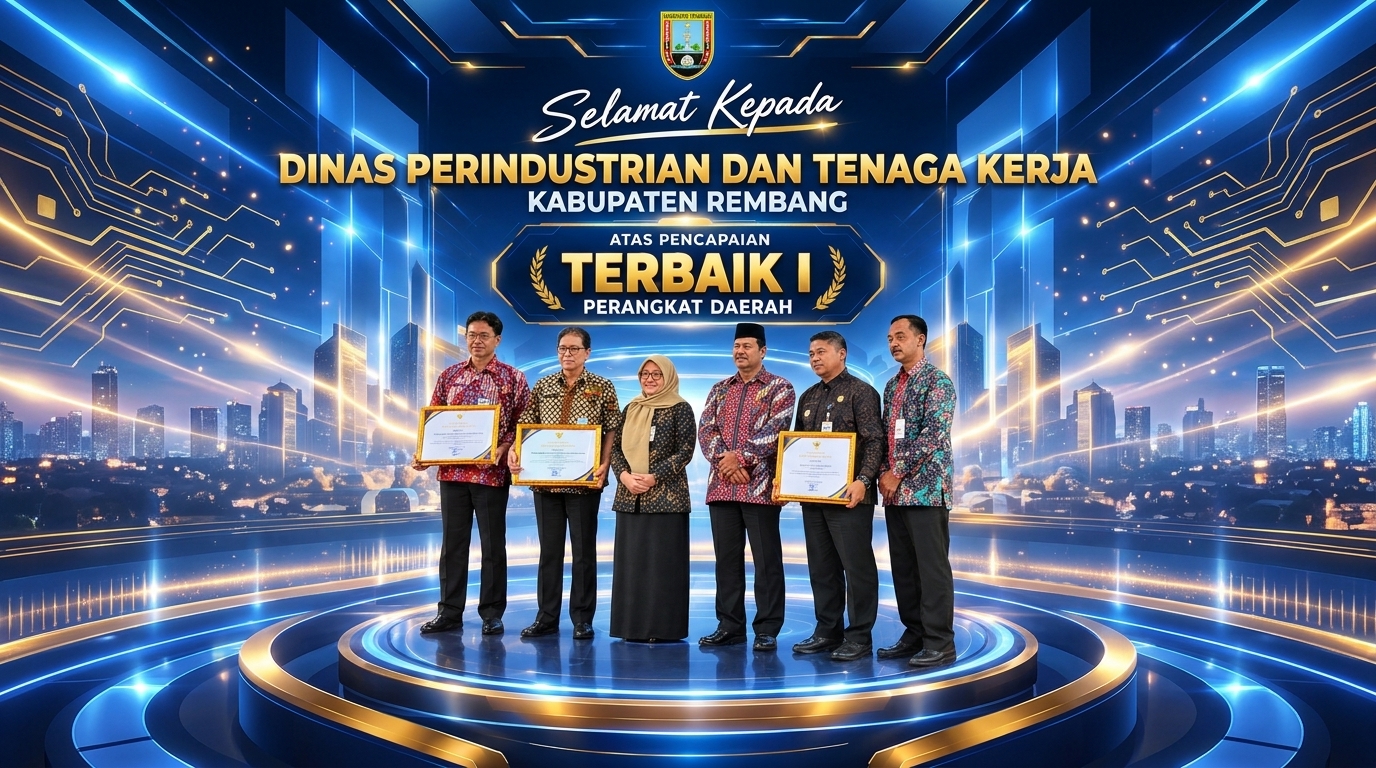 DINPERINNAKER, TERBAIK I PERANGKAT DAERAH DENGAN KINERJA TERBAIK DALAM TINDAK LANJUT REKOMENDASI HASIL PENGAWASAN TAHUN 2026.